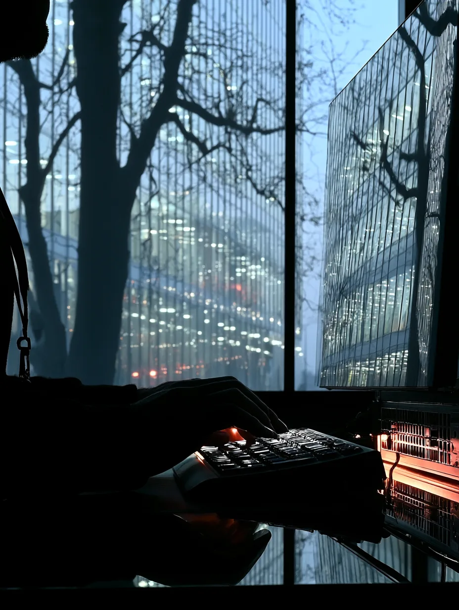 An Inauro engineer working at a keyboard during a deployment window